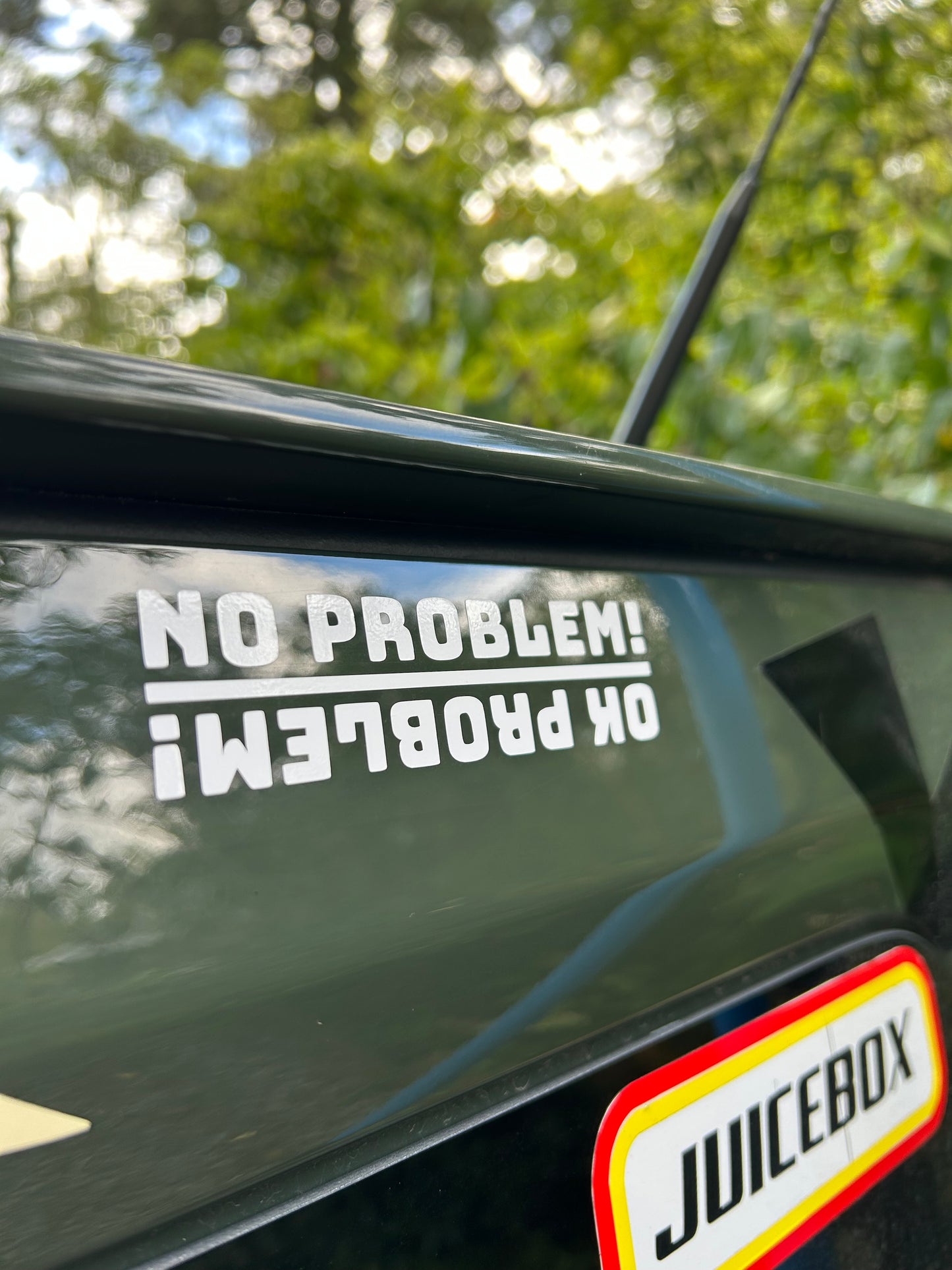 "No Problem, OK Problem" Vinyl Sticker