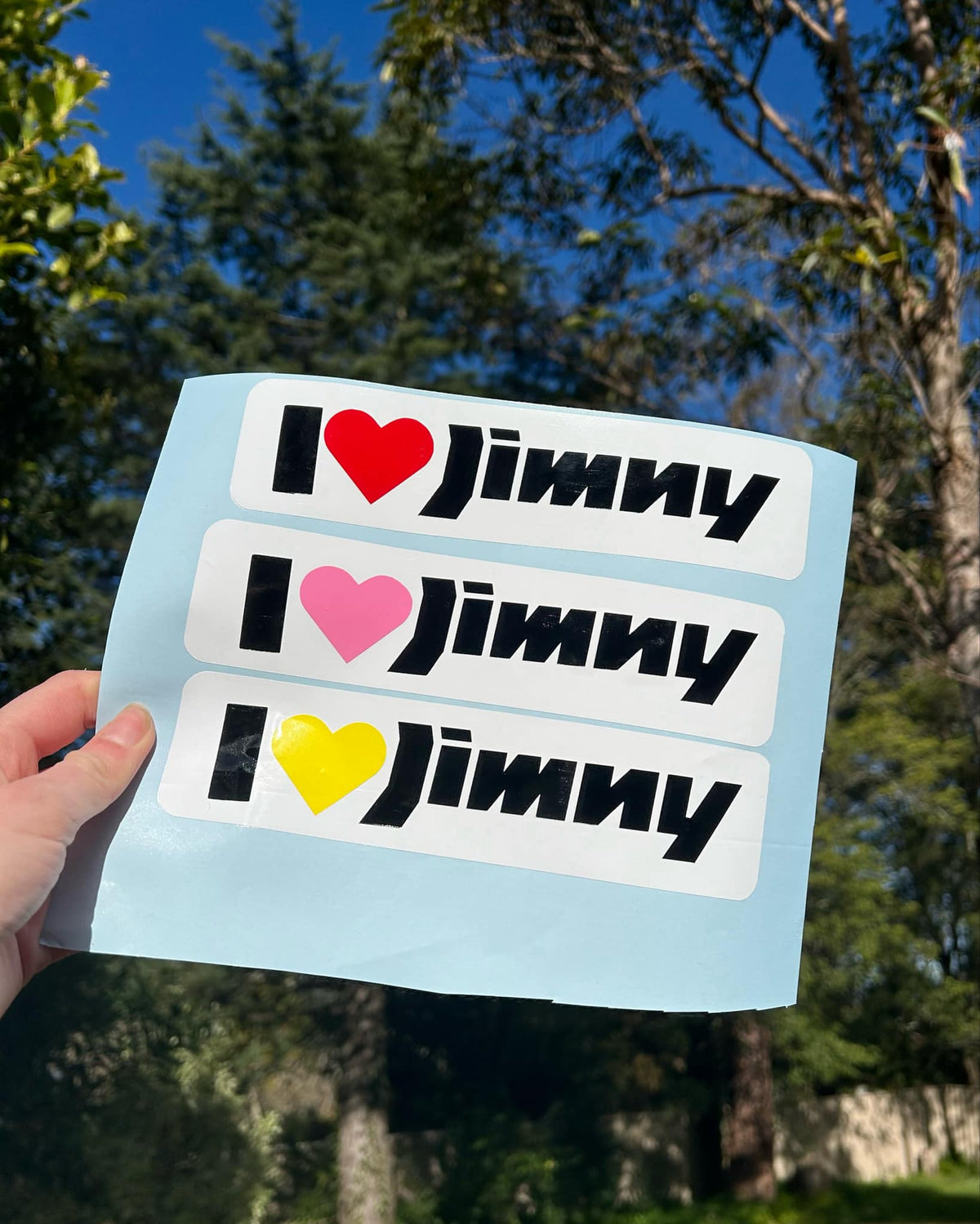 Jimny Sticker Design I Love Jimny - Vinyl Sticker – Turtle Trail Designs